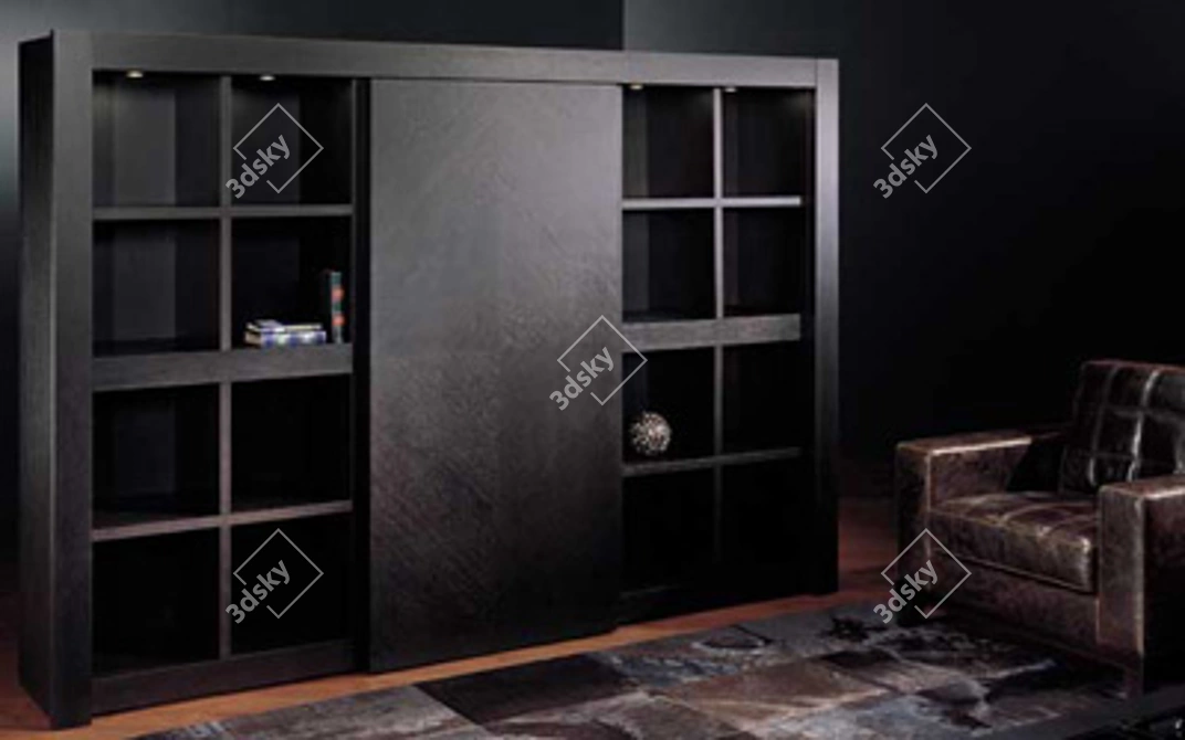 Smania Skin-Textured Bar Rack 3D model image 1