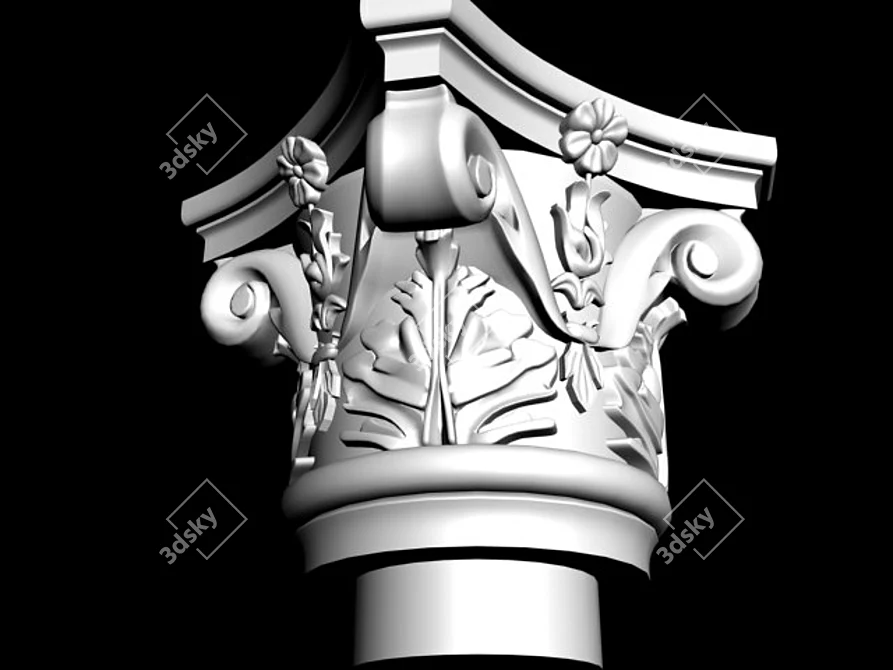 Title: Premium Quality Small Caps 3D model image 1