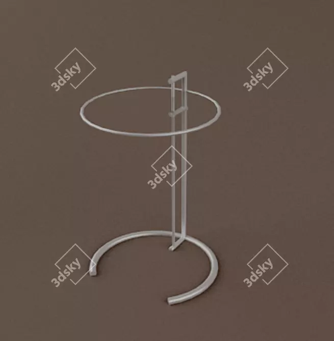 ALUMIX GLASS-TOP ADJUSTABLE TABLE 3D model image 1