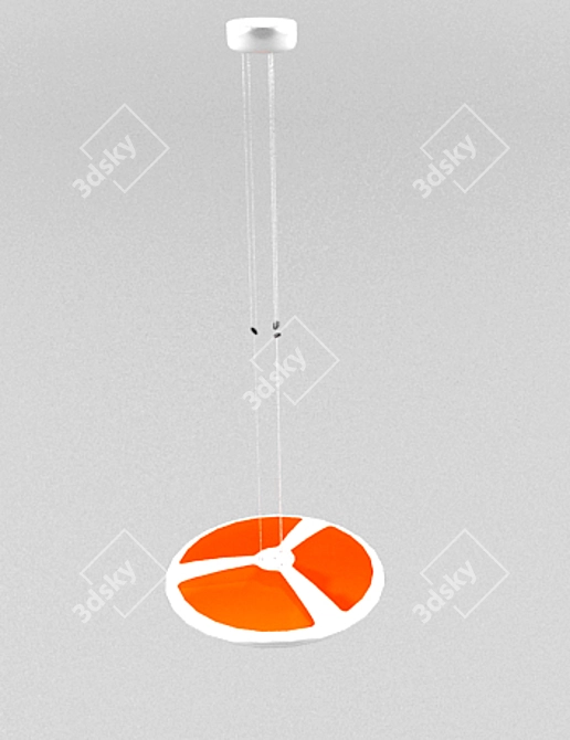 Graceful Illumination: PROJECT_X Chandelier 3D model image 1