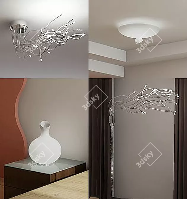 Illumination Solutions: Elegant Lighting Fixtures 3D model image 1