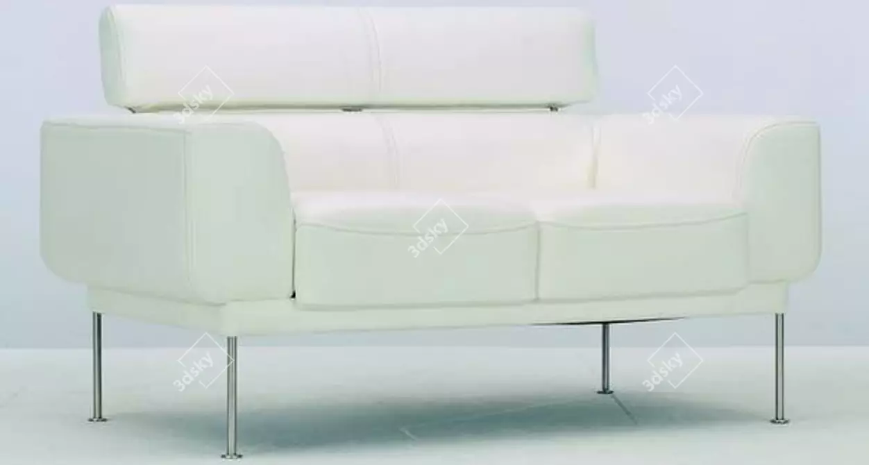 Comfort Haven Sofa 3D model image 1