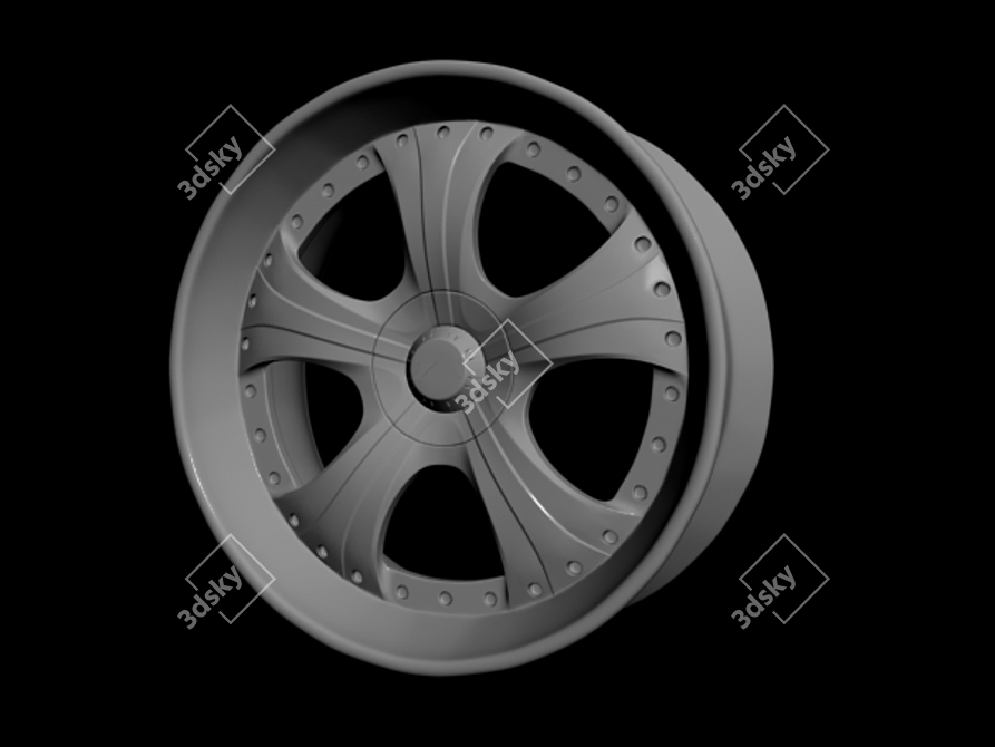 Auto Drive Disc 3D model image 1