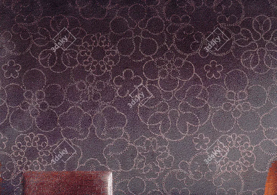 Elegant Pearl Wallpaper Collection 3D model image 1