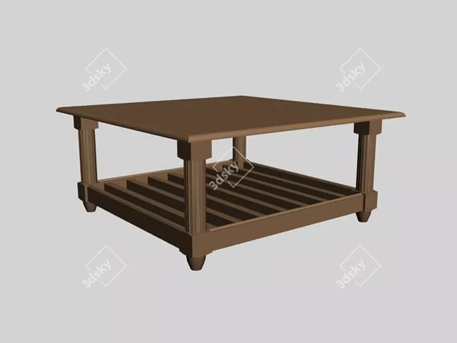 Stratford Low Table - Elegant & Functional 3D model image 1