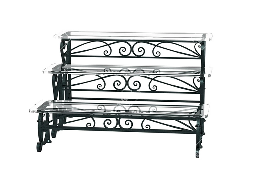 Artisan Forged Trade Tables 3D model image 1