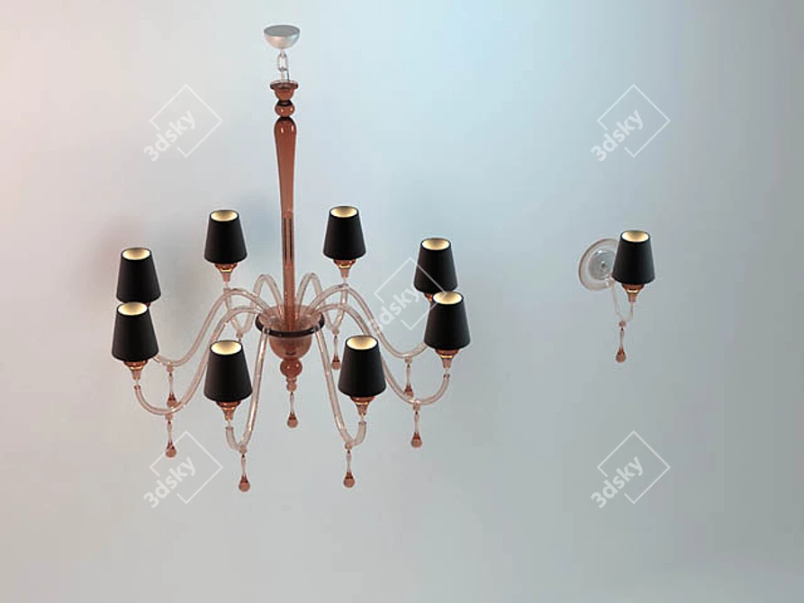 Elegant Barovier & Toso Bra 3D model image 1