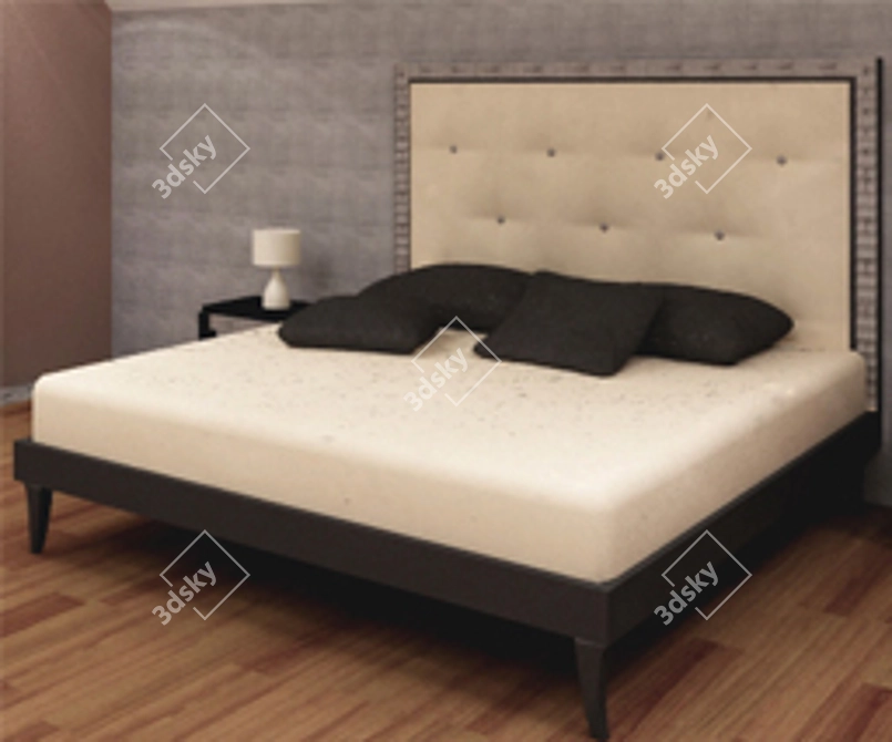 Title: Luxury Collection Bed 3D model image 1