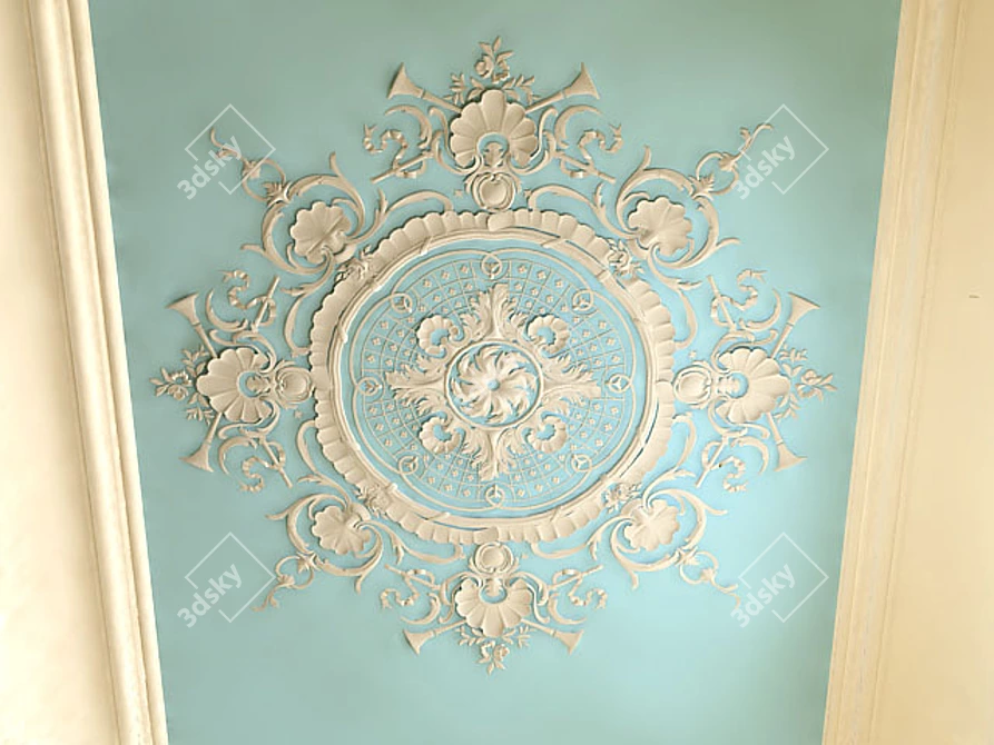 Profis Ceiling Rosette 3D model image 1