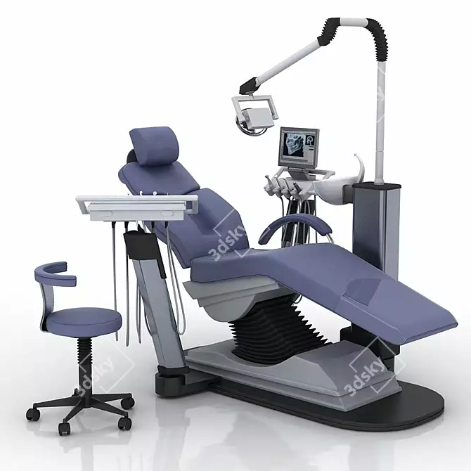 Modern Dental Chair 3D model image 1