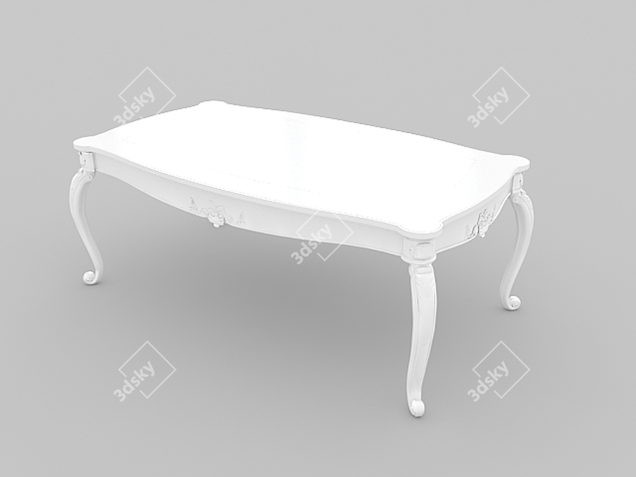  Timeless Elegance: Classic Table 3D model image 1