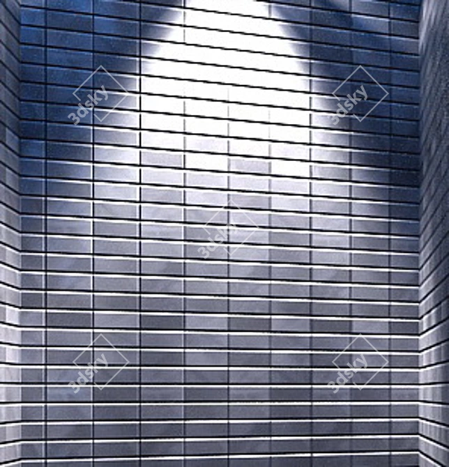 Rustic Metal Acero Tile 3D model image 1