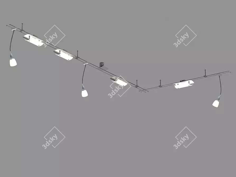 3D Max2009 Light Bus 3D model image 1