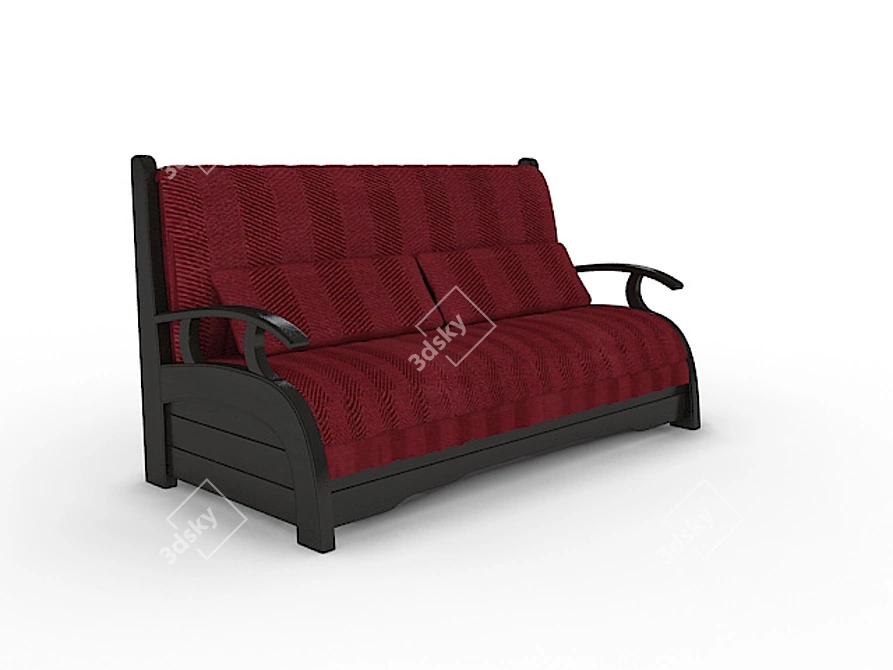 Italian Sofa Model 3D model image 1