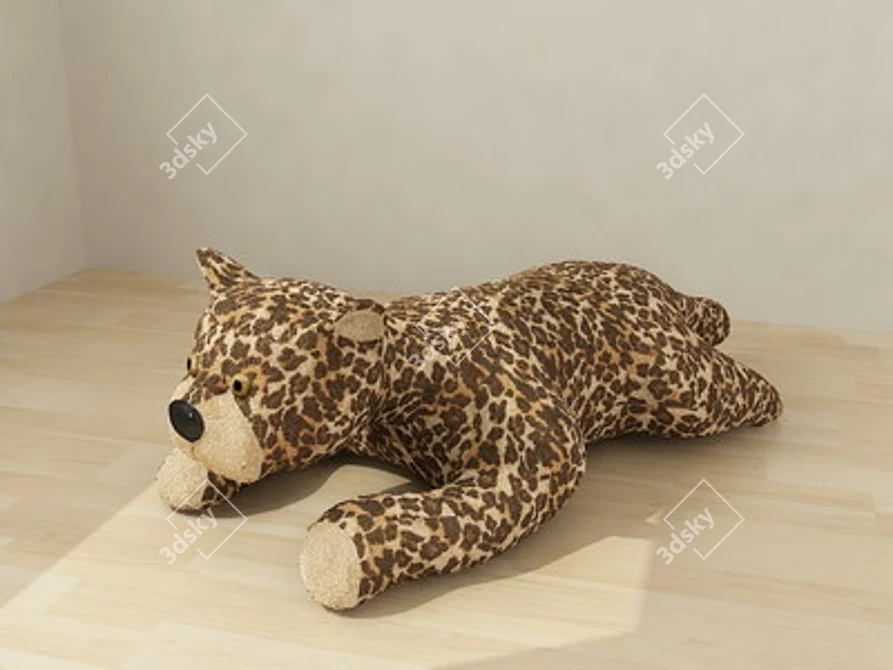 Stuffed Toy Zverek 3D model image 1