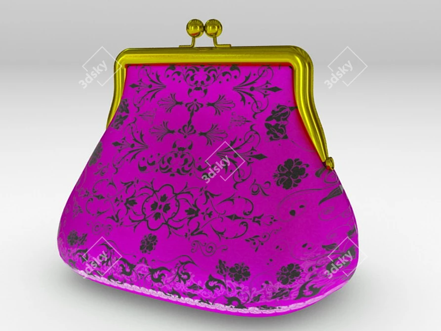 Stylish Everyday Companion: Purse 3D model image 1