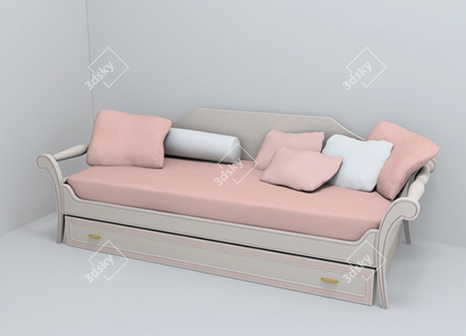 Ferretti & Ferretti Modern Sofa 3D model image 1