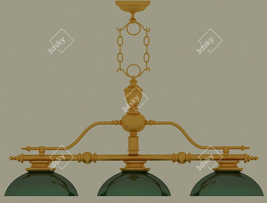 Billiard Table Luminaireˣ 3D model image 1