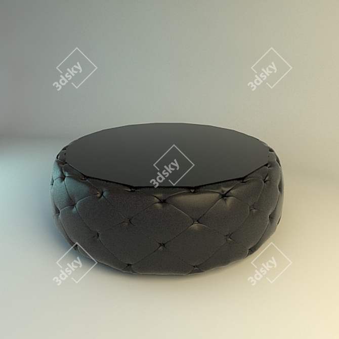 Luxury Ottoman Coffee Table 3D model image 1