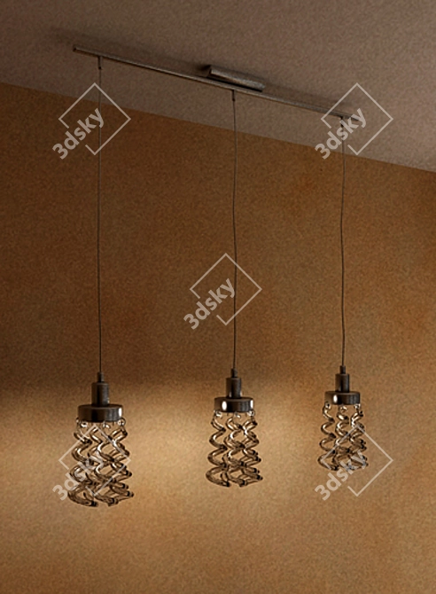 Elegant Belmonte Chandelier 3D model image 1