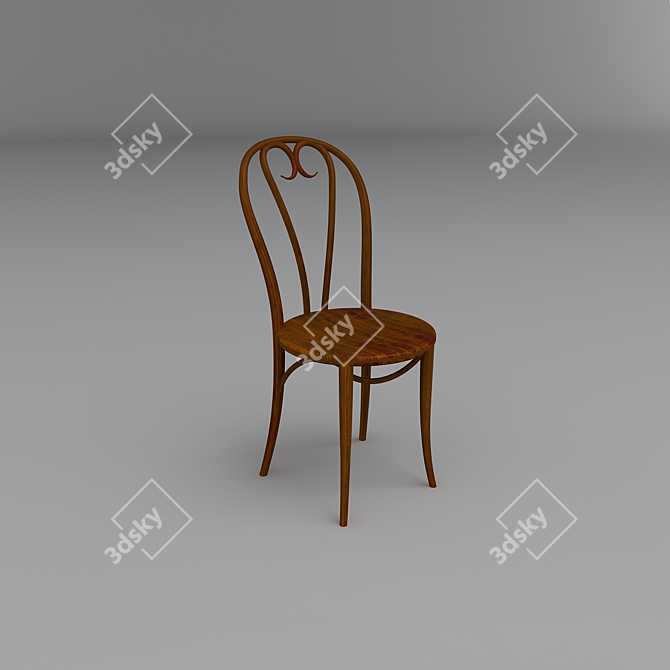 Elegant Venecia Chair 3D model image 1
