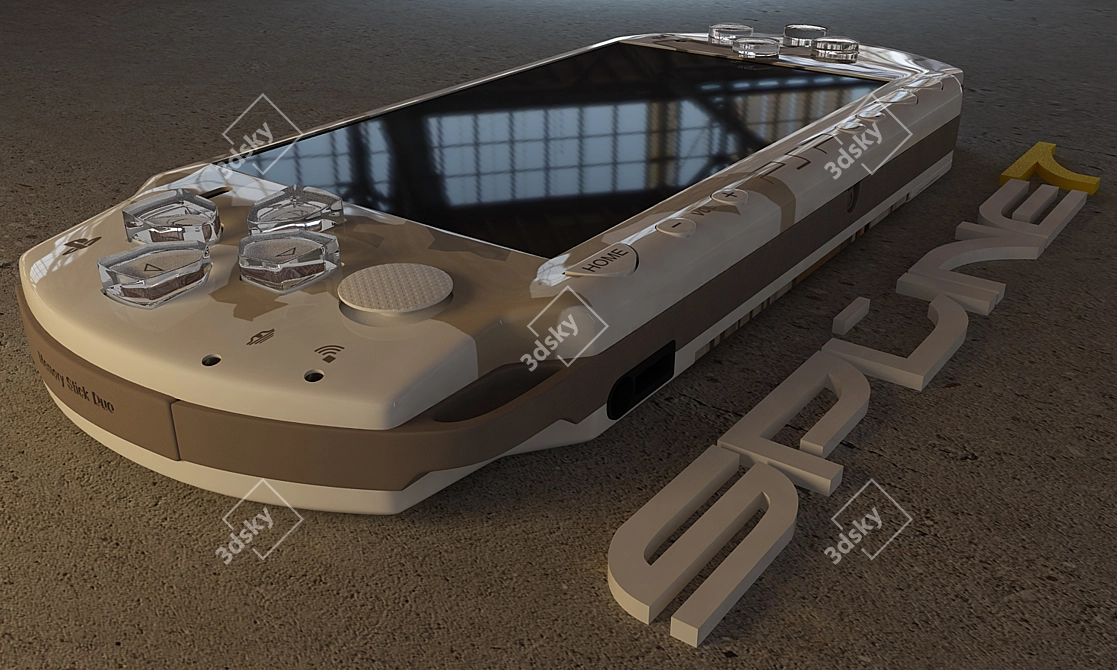 Title: 3D Model Sony PSP Slim 3D model image 1