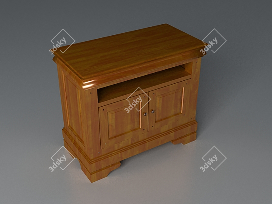 Elegant OB 23.01 TV Stand 3D model image 1