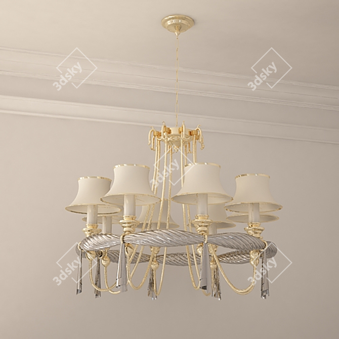 Luxury Ciulli Chandelier 3D model image 1