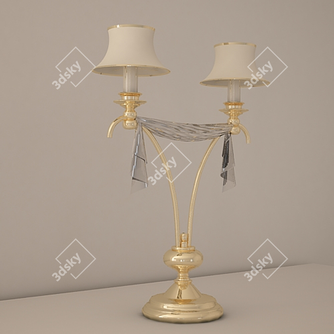 Elegant Ciulli Lamp 3D model image 1