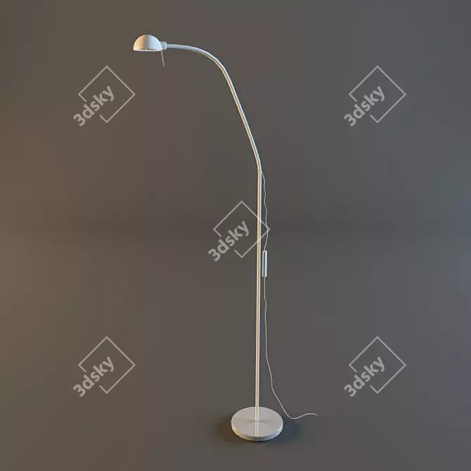 IKEA Mil Series Floor Lamp 3D model image 1
