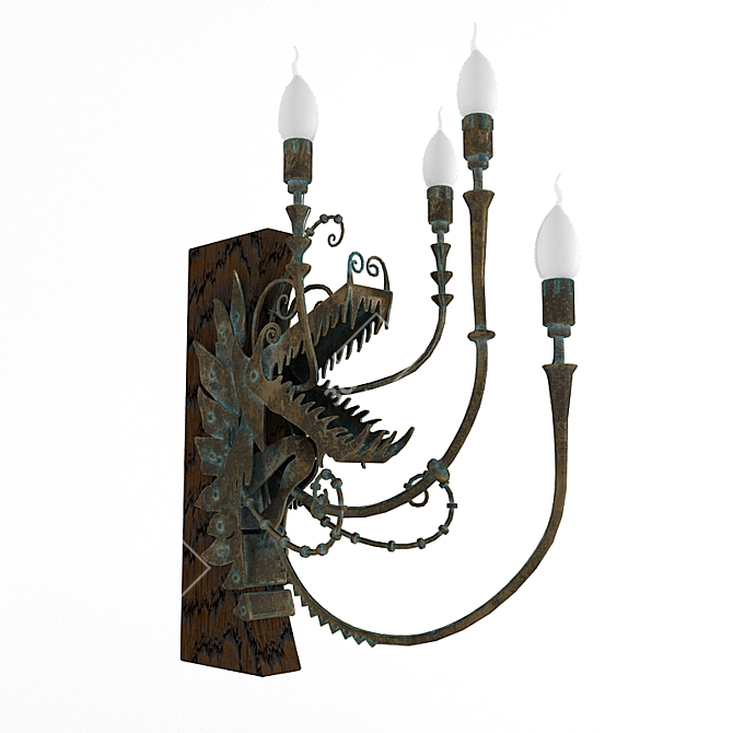 Title: Rustic Charm Bra 3D model image 1