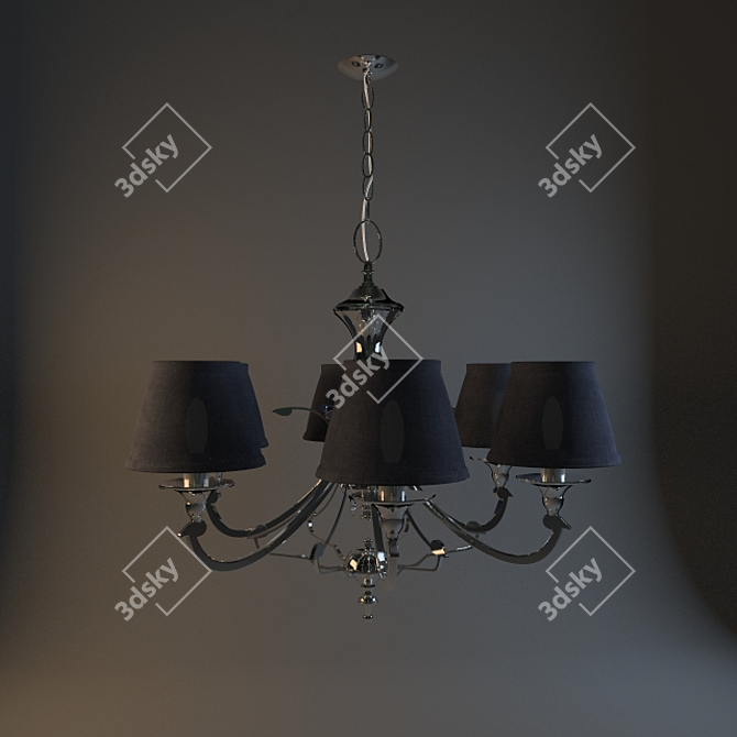 Modern Classic Chandelier 3D model image 1