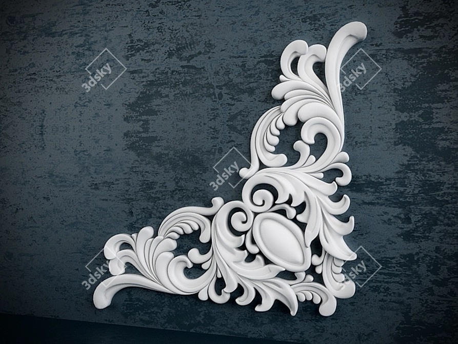  Versatile Ornamental Accent 3D model image 1