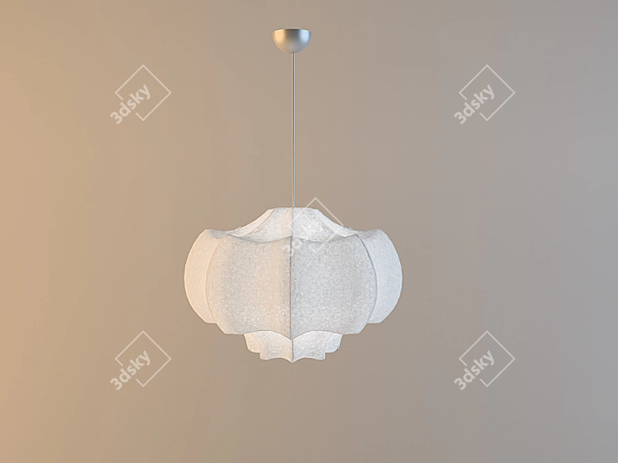 Elegant Viscontea Chandelier 3D model image 1