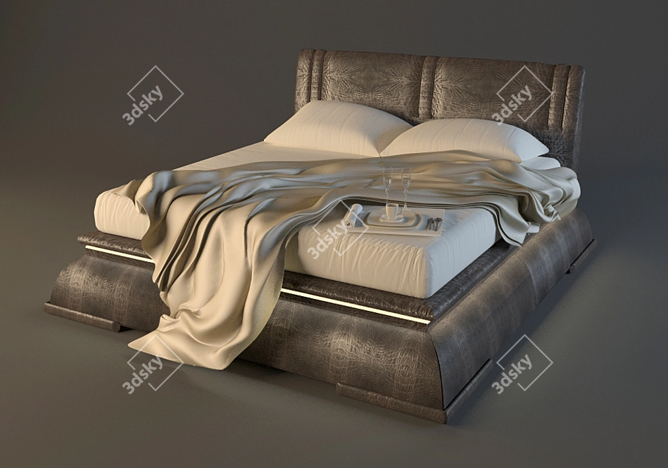 Illuminated Bed 3D model image 1