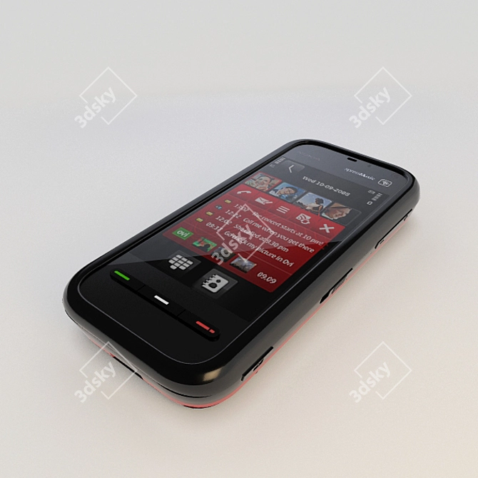 Nokia 5800: Ultimate Mobile Experience 3D model image 1