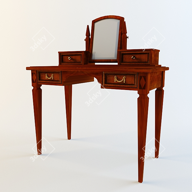 Selva Dressing Table - Italian Elegance for Your Home 3D model image 1