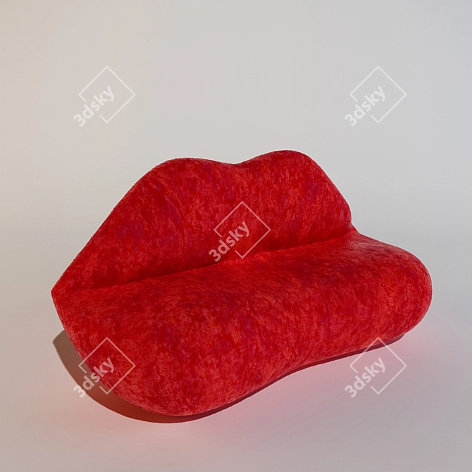 Bocca Sofa: Comfort Redefined 3D model image 1
