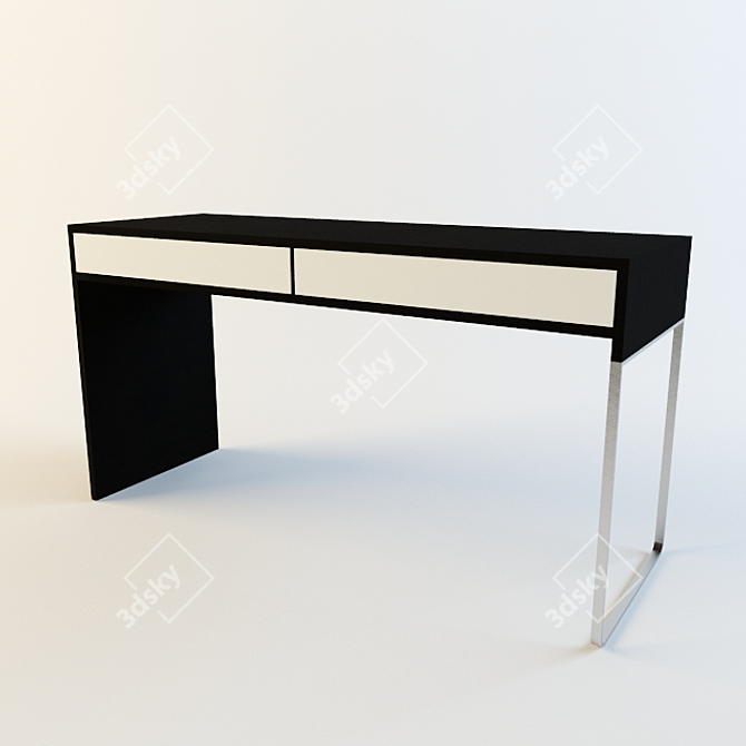 IKEA Micke Desk: Stylish and Functional 3D model image 1