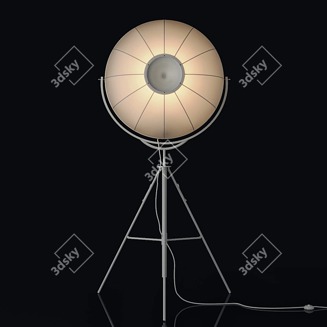 Fortuny Italian Floor Lamp 3D model image 3