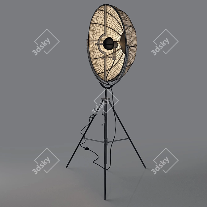Fortuny Italian Floor Lamp 3D model image 4