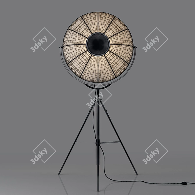 Fortuny Italian Floor Lamp 3D model image 5