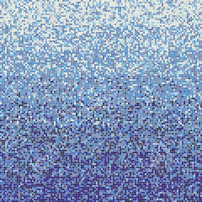 Mosaic Bliss: Stunning Stretch Banners 3D model image 1
