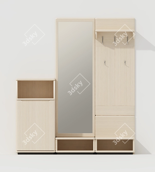 Elegant Sofia Hall Furniture 3D model image 1