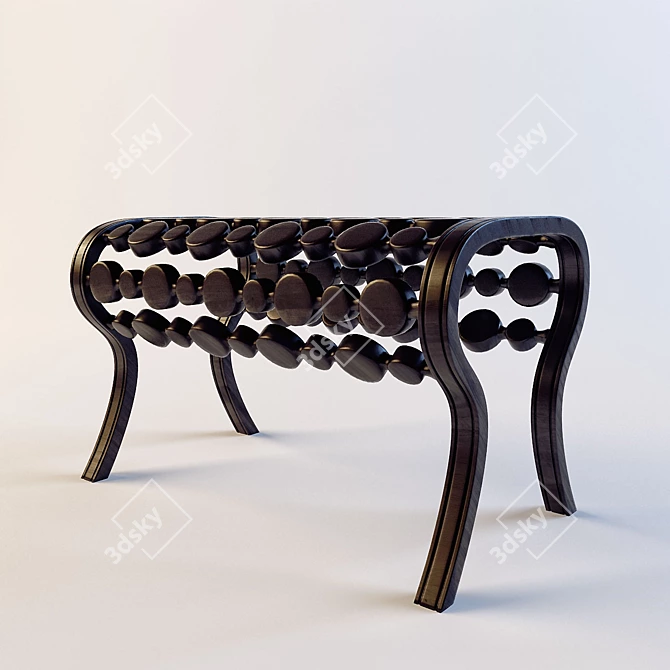 Elegant Pearl Bank by Brikolör 3D model image 1