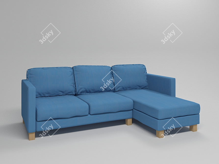 Cozy KARLSTAD Sofa Set 3D model image 1