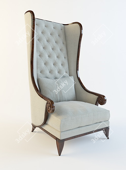 Luxury Shristopher Guy Armchair 3D model image 1