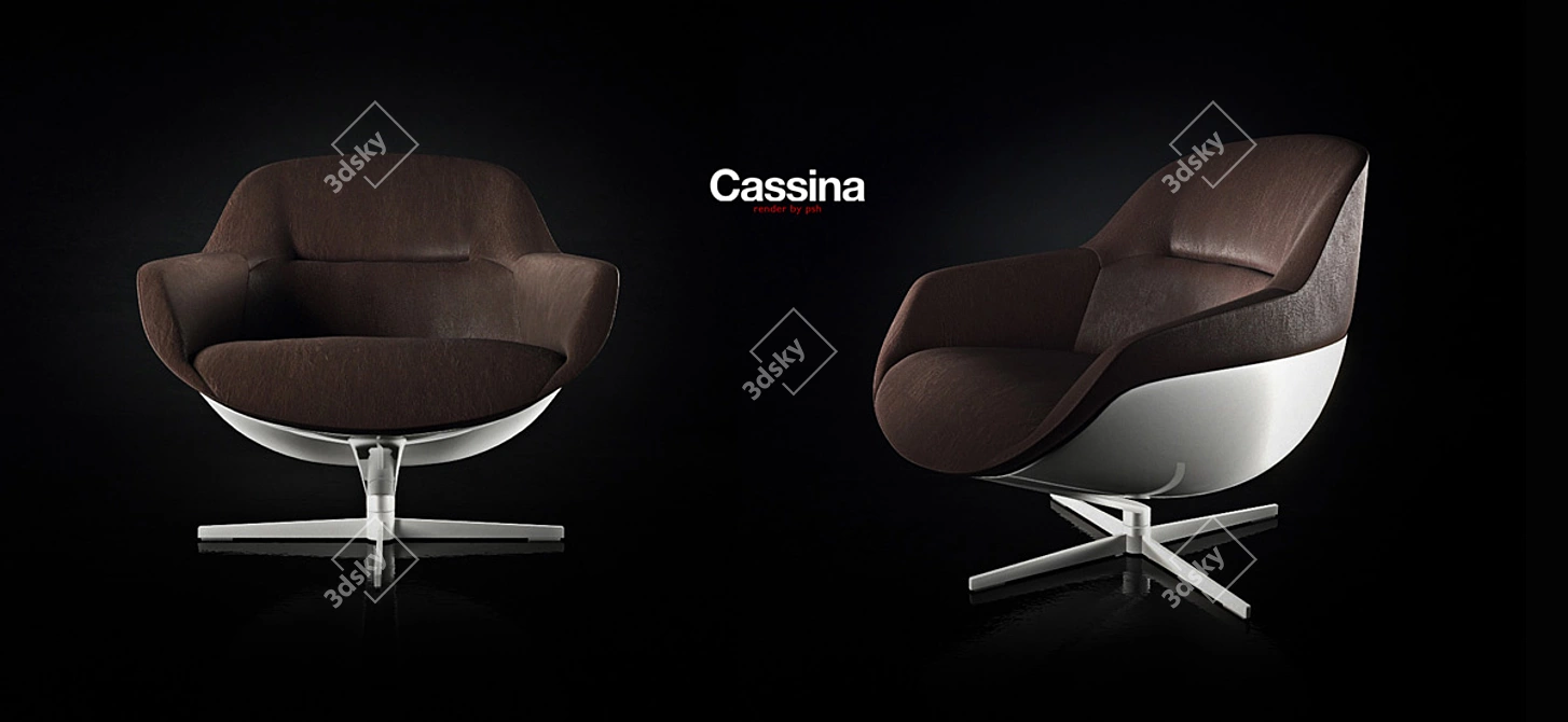 Cassina Auckland: Sleek and Sophisticated 3D model image 1
