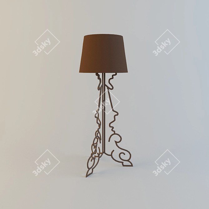 Modern Floor Lamp 3D model image 1