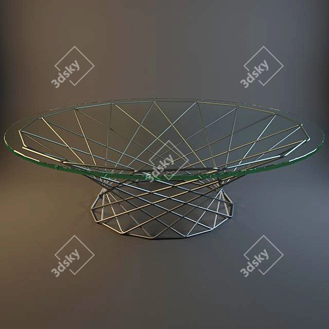 Sleek Oota Coffee Table 3D model image 1